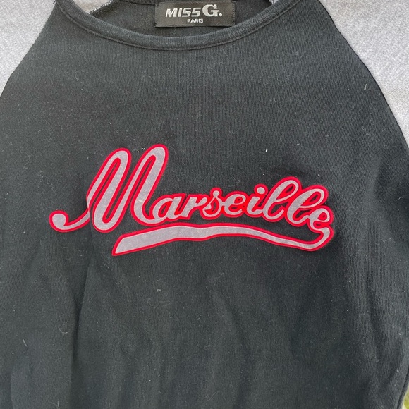 Black and grey crop top - Picture 2 of 6